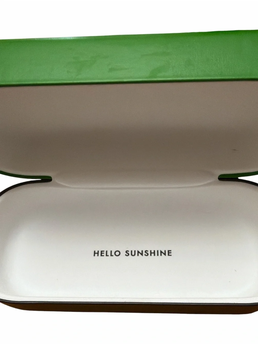 kate spade Ks Aimee Pink Glitter Sunglasses with Green-Trim Case